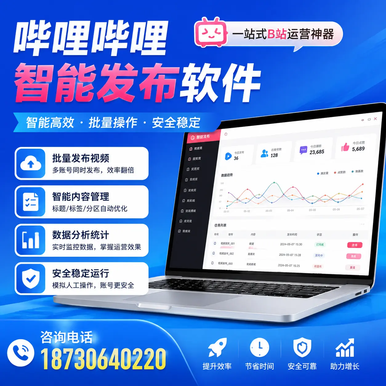 如何通过哔哩哔哩智能发布软件提升 漯河 企业曝光率
